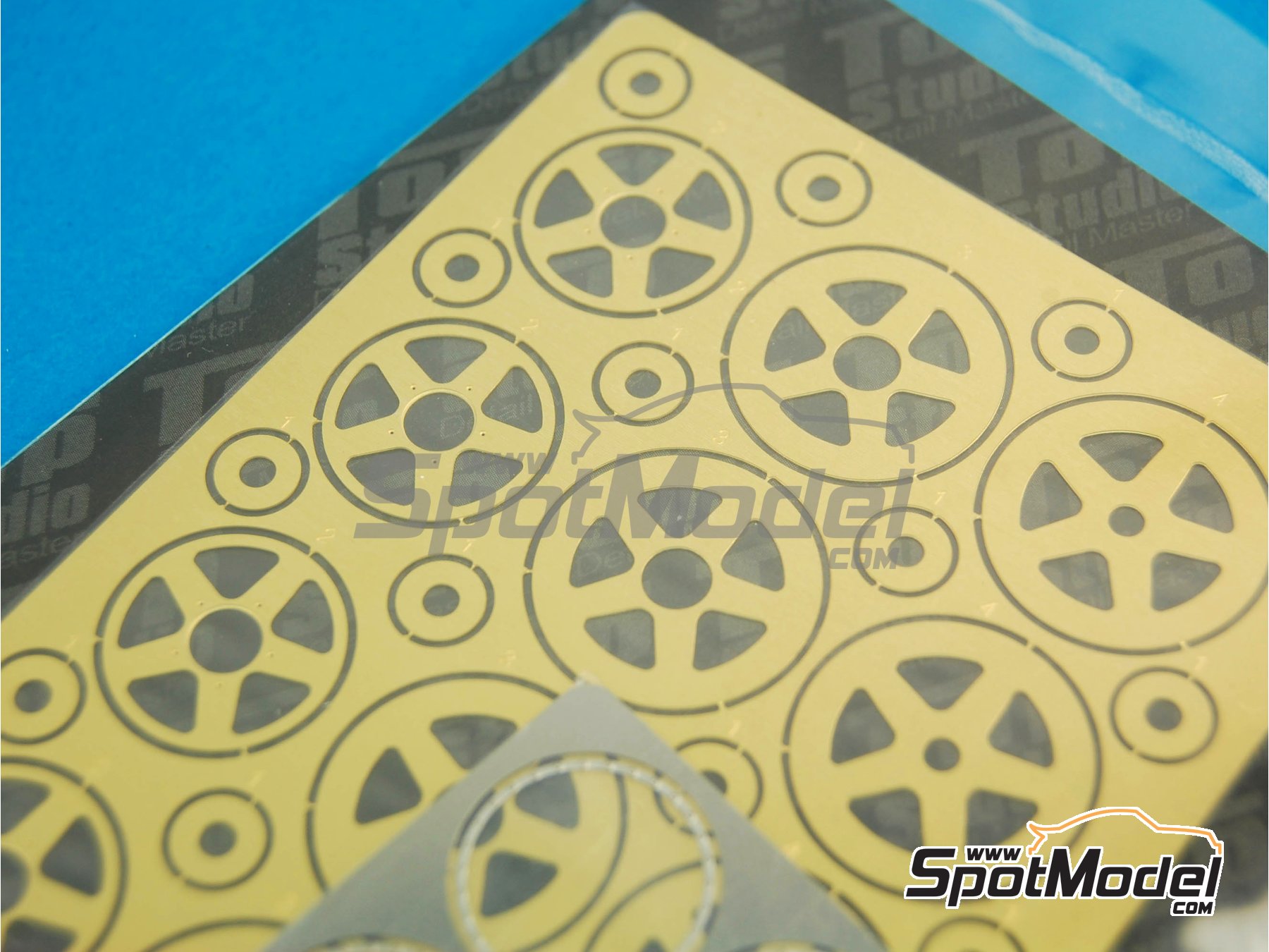 Top Studio TD23123: Rims 1/24 scale - Mazda 787B - for Tamiya